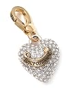 Juicy Couture - New Juicy Couture Limited Edition Pave Heart Zirconia Gold Charm