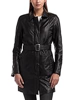 Best Mountain Abrigo Cuero Maddy (Negro)