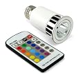 Multi-Color E27 LED Light bulb w/ Remote