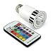 Multi-Color LED Lightbulb w/Remote