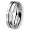 Polished Titanium and 1/10ct. Diamond Ring (6.0 mm) With Wood Box - Size 6.0