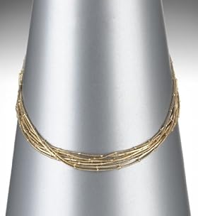 Gold Plated Multi-Strand Necklace