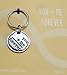 Crosby & Taylor Infinity You plus Me Forever Pewter Sentiment Key Chain