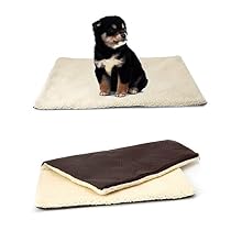 Delight eShop Super Soft Self Heating Cat Dog Bed Cushion Pet Thermal Warm Fleece Rug Mattress
