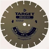 Target 580924 DH Dri Disc - DH5 12 (305) x .125 x 20mm, Cuts most soft to medium-hard cured concrete
