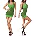 Sexy Damen Kleid Minikleid Abendkleid Partykleid Cocktailkleid Netz Leo-Look Onesize 34/36/38/
