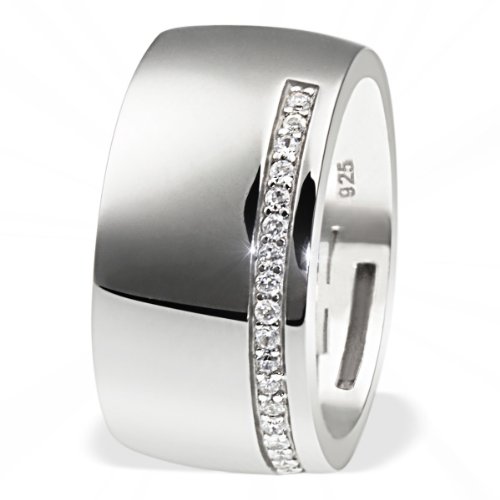 Goldmaid Damen-Ring 925 Sterlingsilber 25 weisse Zirkonia Gr. 54 Pa R4243S54 Preisvergleich