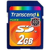 Transcend Ultra Performance 133X - Flash memory card - 2 GB - 133x - SD