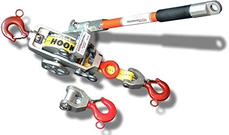 Ratchet Strap Hoist - 2 Ton / 12 FT Double Line W/ Housing Guard