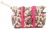 Toile & Pink Tennis Tote
