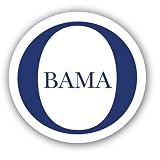 Large - Obama for President O Vinyl Bumper Sticker