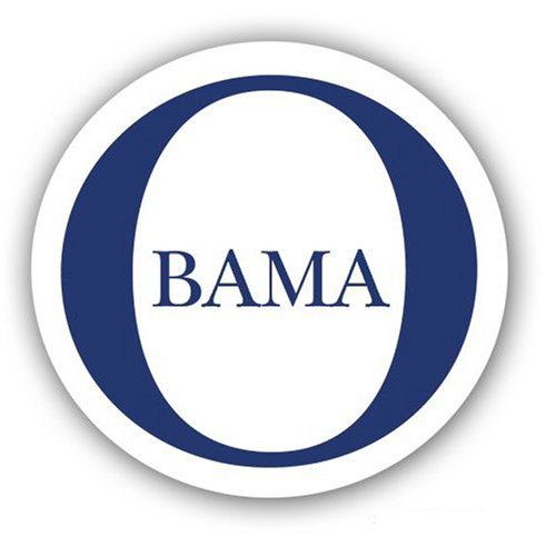 Obama for President O Circle Bumper Sticker a