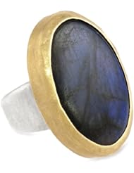 Nava Zahavi Large Oval Labradorite Ring, Size 7