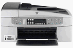 Childrens Toyshop  Computer : Hewlett Packard [HP] OfficeJet 6310 All-in-One Printer Fax Scanner Copier W456xD388xH235mm Ref Q8061B