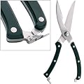 Winware Poultry Secateurs - With concealed spring loaded handle (This stainless steel poultry secateur will easily cut through bones and joints)