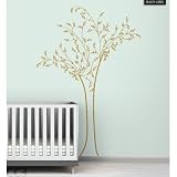 Berry Tree Black Label Wall Decal Color: Metallic Gold