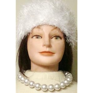 One Strand Simulated Large White Pearls Choker Necklace Earrings on Clips for Women Teens Offered...