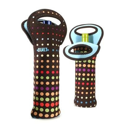 One Bottle Tote - Dot Pattern
