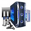 CybertronPC X-Cruiser SLI AMD Gaming PC &ndash; AMD Athlon 64 X2 6000+ 3.0GHz, 4GB DDR2-667, 2x500GB SATA II (RAID 0), DL DVD&plusmn;RW, 2x NVIDIA 9600GT 512MB SLI Video, Gigabit LAN, Windows Vista Ultimate 64 Bit
