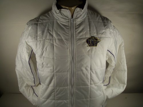 LSU Tigers White Ladies Jacket Size Medium