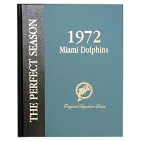 Miami Dolphins 1972 Perfect Season Team Signed Coffee Table Book