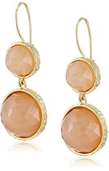 Gold-Tone Teardrop Earrings
