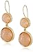 Amazon Collection Gold-Tone Teardrop Earrings