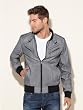 GUESS Mock Neck Zip Front Jacket