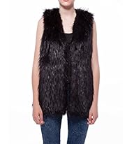 Escalier Women Faux Fur Vest Waistcoa…