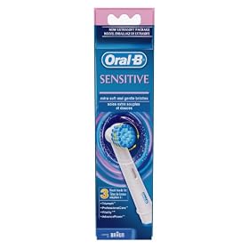 Oral B-Extra Soft Sensitive Electric Toothbrush Refills, 3ct
