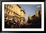 Busy Street, Vienna, Austria Collections Framed Photographic Poster Print by Jon Davison, 45x33