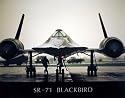 SR-71 Blackbird (On Ground) Art Poster Print - 16" X 20"