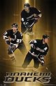 Anaheim Ducks (Teemu Selanne, Chris Pronger, Scott Niedermayer) Sports Poster Print - 24" X 36"