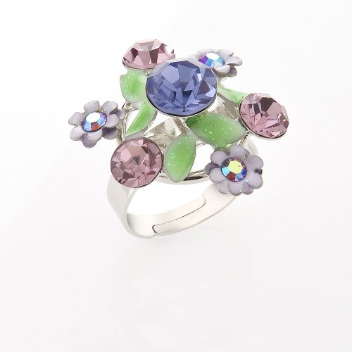 Flower Adjustable Costume Jewellery Fashion Ring