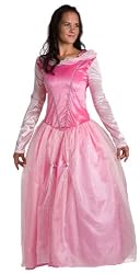 DELUXE Sleeping Beauty Adult Dress Up Costume, Small/Medium (6-10)