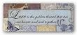 Blue Butterfly: Love by Smith-Haynes 10"x4" Art Print Poster