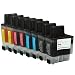 Sophia Global Compatible Ink Cartridge Replacement for Brother LC41 (2 Black, 2 Cyan, 2 Magenta, 2 Yellow)