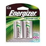 Energizer C Cell NIMh Rechargeable Batteries 2 Pack - NH35BP2