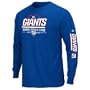 NFL New York Giants Primary Receiver Adult Long Sleeved Basic Tee