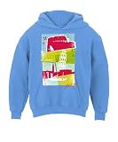 Pink Panther - Italy - Carolina Blue Pullover Hoodie - Small