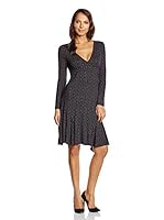 ZERGATIK Vestido Menir (Negro / Blanco)