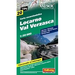 Wanderkarte Locarno-Val Verzasca 1 : 50 000