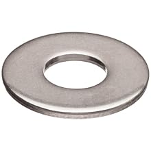 MIL-SPEC Flat Washer, Meets Spec MS15795, 18-8 Stainless Steel, Round Shape, USA Made