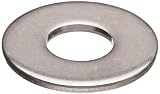 MIL-SPEC Flat Washer, Meets Spec MS15795, 18-8 Stainless Steel, Round Shape, USA Made, #8 Bolt Size , 0.188