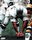 Jim Otto Autographed/Hand Signed Oakland Raiders 8x10 Photo with HOF 80 Inscription