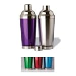 Green Stainless Steel Cocktail Shaker - 16 Ounce, Double Wall