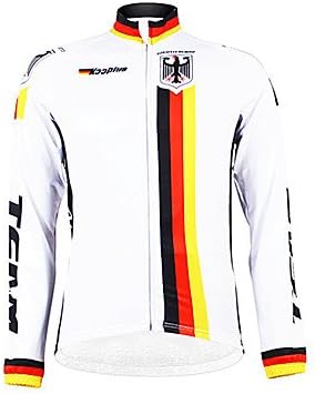 qinxi German National Team Cycling Long Sleeve Fleece Jersey