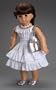 White Ruffles Dress Only (Shoes, Bag and Necklace Sold Separate) ~ Fits 18" American Girl Dolls