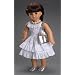 White Ruffles Dress Only (Shoes, Bag and Necklace Sold Separate) ~ Fits 18" American Girl Dolls