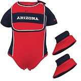 Nike Arizona Wildcats Newborn Bib & Booties Set